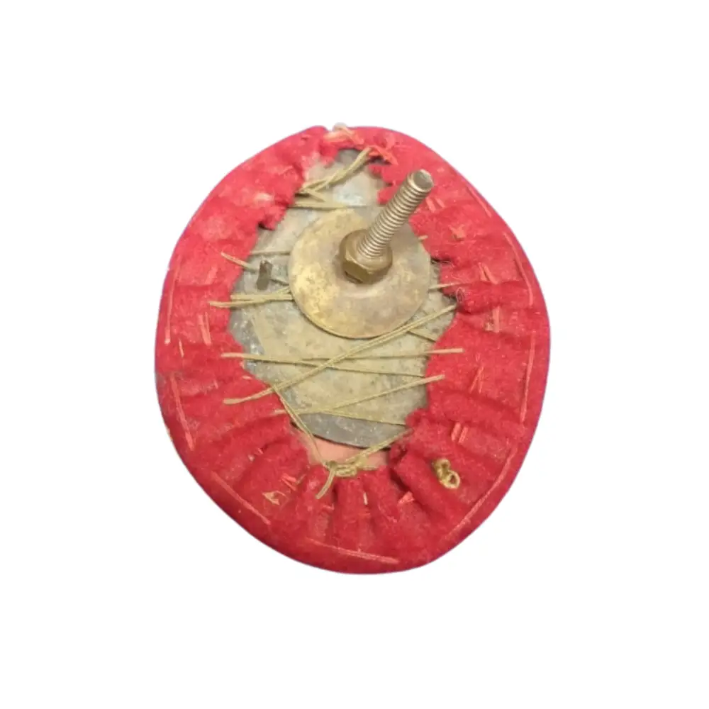 GALLETA DE GORRA DE PLATO DEL REGIMIENTO DE LA GUARDIA DE FRANCO reverso