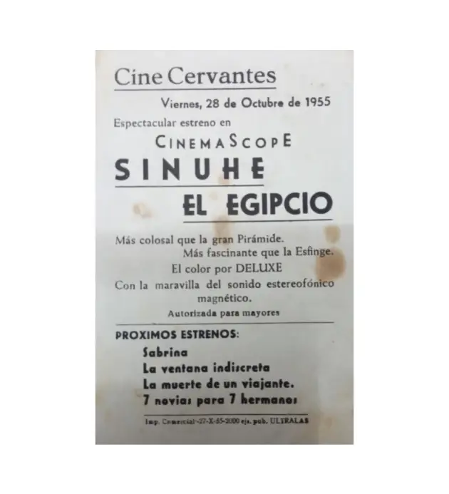 SINUHÉ, EL EGIPCIO reverso