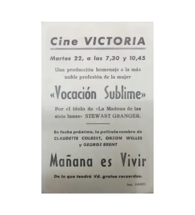 VOCACIÓN SUBLIME reverso