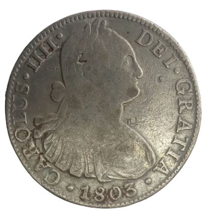 8 REALES CARLOS IV 1803