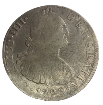 8 REALES CARLOS IV 1796