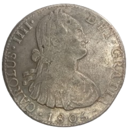 8 REALES CARLOS IV 1805
