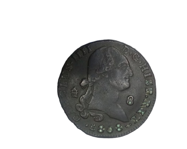 8 MARAVEDIES CARLOS IV 1808