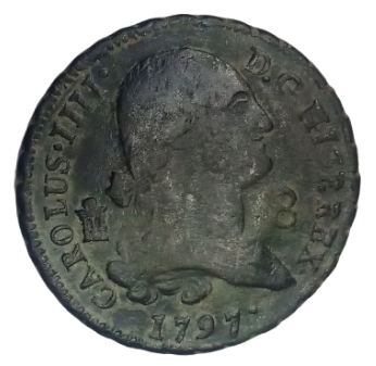 8 MARAVEDIES CARLOS IV 1797