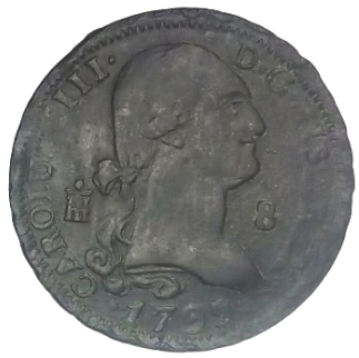 8 MARAVEDIES CARLOS IV 1799