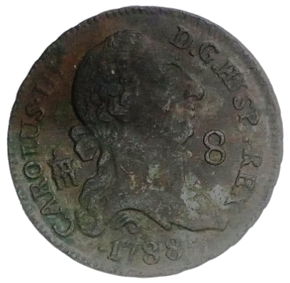 8 MARAVEDIES CARLOS III 1788