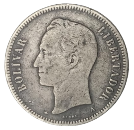2 BOLIVARES 1924