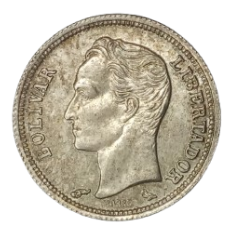50 CÉNTIMOS DE  BOLIVAR 1960