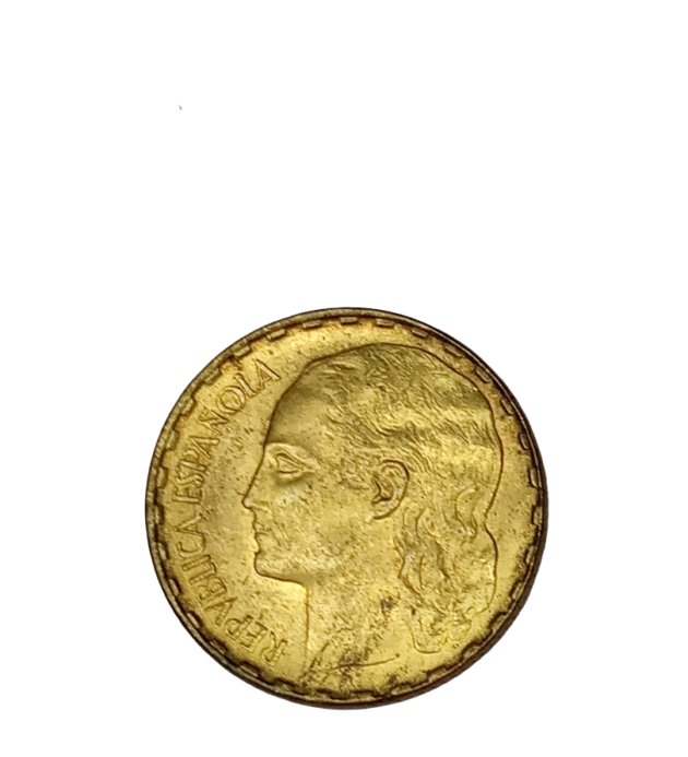 1 PESETA II REPÚBLICA 1937 LÁTON