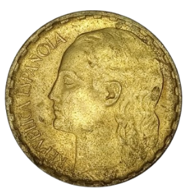 1 PESETA II REPÚBLICA 1937 LÁTON