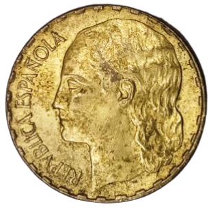 1 PESETA II REPÚBLICA 1937 LÁTON