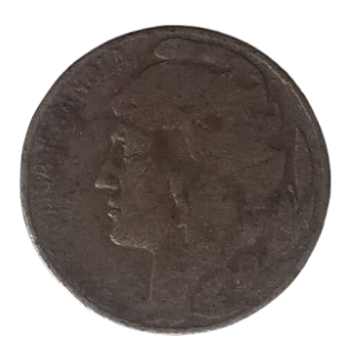 5 CENTIMOS II REPÚBLICA 1937 HIERRO