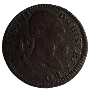 4 MARAVEDIES CARLOS IV 1804