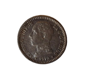 50 CENTIMOS DE PESETA DE ALFONSO XIII 1910