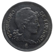 1 PESETA GOBIERNO EUZKADI 1937