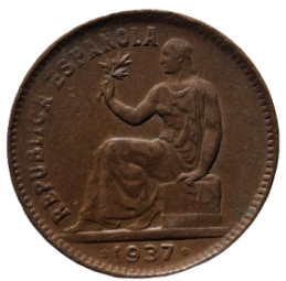 50 Céntimos de peseta 1937 II República Española