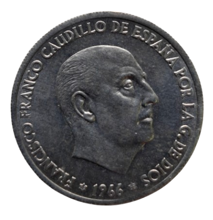 50 CÉNTIMOS DE PESETA  1966 *70 (PRUEBA)
