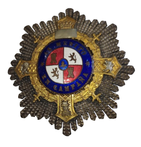 PLACA A LA CRUZ DE GUERRA AL MÉRITO EN CAMPAÑA (1938-1942)