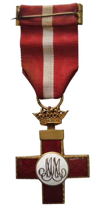 CRUZ AL MÉRITO MILITAR CON DISTINTIVO ROJO (ANTERIOR 1975) - Imagen 2