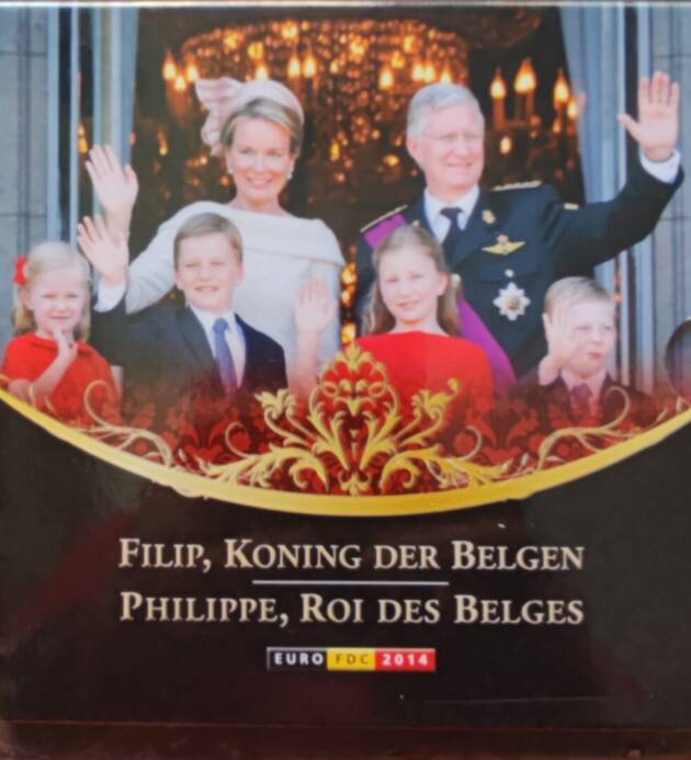 CARTERA 8 VALORES EMISIÓN OFICIAL BÉLGICA 2014