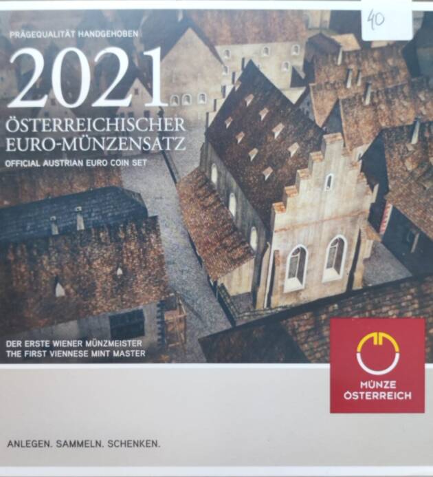 CARTERA DE 8 VALORES EMISIÓN OFICIAL AUSTRIA 2021