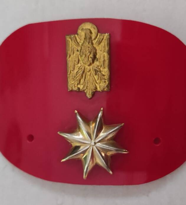 GALLETA CON DIVISAS DE COMANDANTE DE LA POLICIA ARMADA/NACIONAL