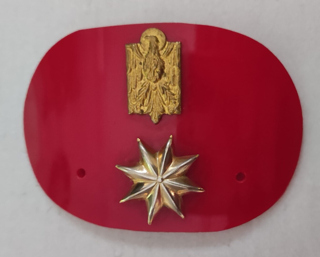 GALLETA CON DIVISAS DE COMANDANTE DE LA POLICIA ARMADA/NACIONAL