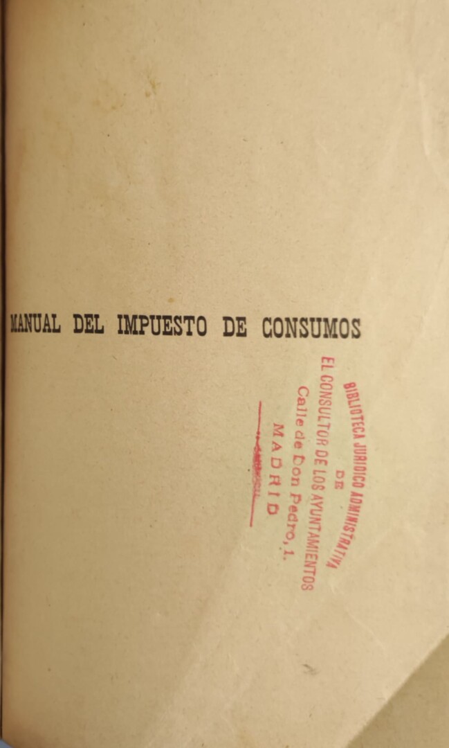IMPUESTOS DE CONSUMOS 1902 - Imagen 8