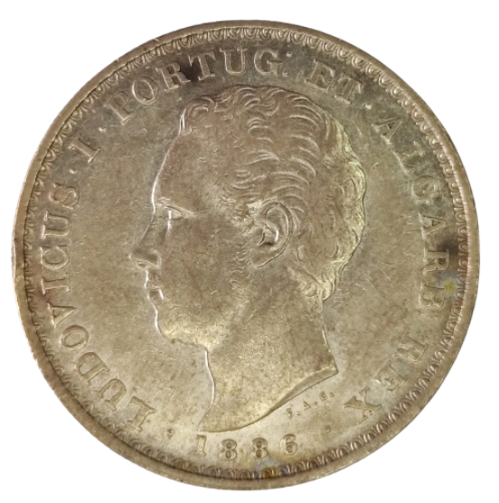 500 REIS PORTUGAL 1886