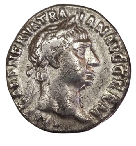 DENARIO TRAJANO AÑO 100 D.C.