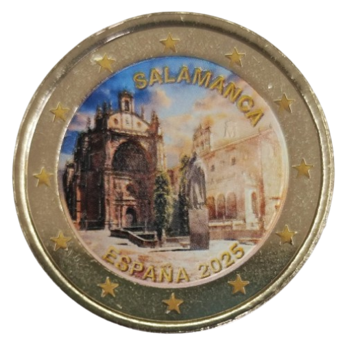MONEDA DE 2€ ESPAÑA 2025 COLOR - SALAMANCA.