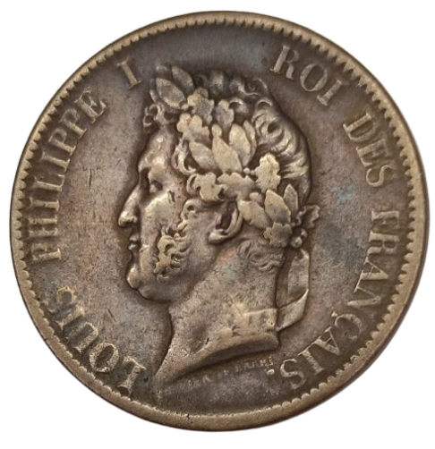 5 CÉNTIMOS DE LUIS FELIPE I DE FRANCIA 1839