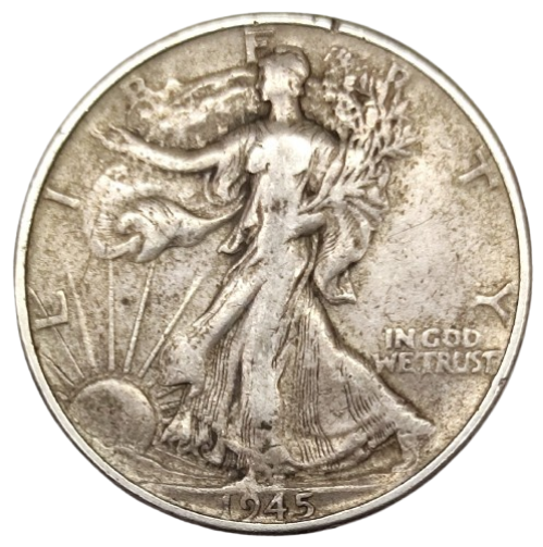 MEDIO DOLAR ESTADOS UNIDOS 1945