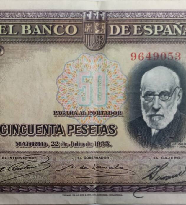 BILLETE 50 PESETAS 1935
