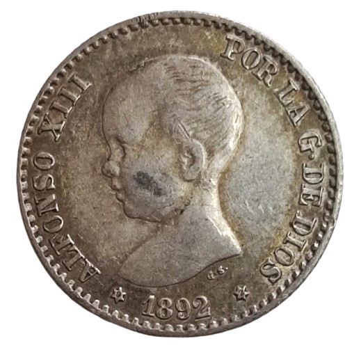 50 ALFONSO XIII ESPAÑA 1892