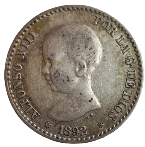 50 CÉNTIMOS ALFONSO XIII 1892