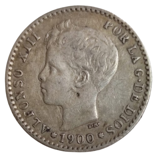 50 CÉNTIMOS DE PESETA ALFONSO XIII 1900