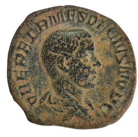 SESTERCIO HELENIO ETRUSCO 250-251 D.C.