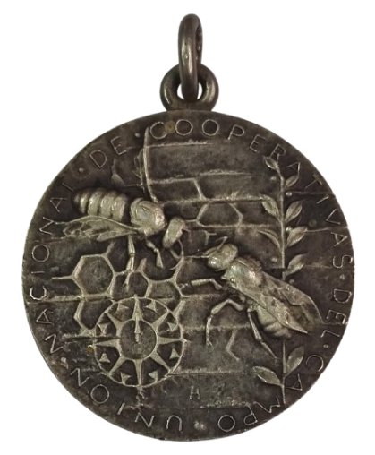 MEDALLA CONMEMORATIVA DE LA ASOCIACIÓN UNACO  25 ANIVERSARIO 1942 -1967 ITALIA