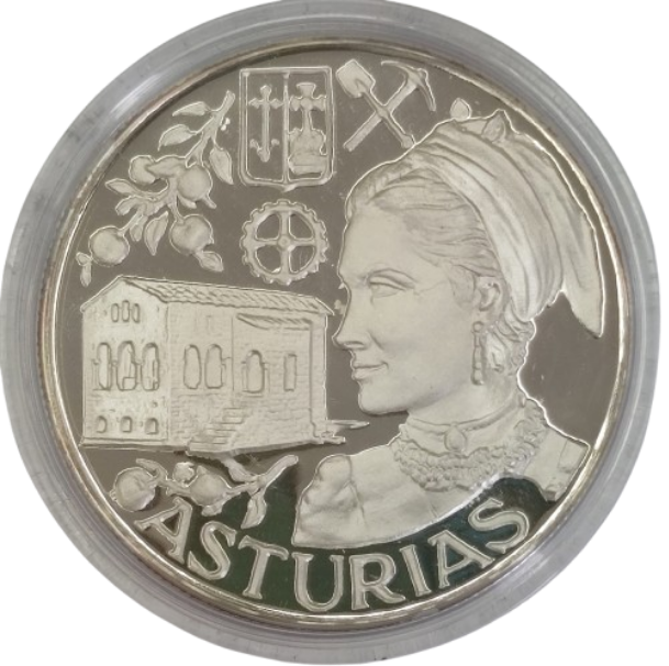 MEDALLA COMUNIADAD AUTÓNOMA ASTURIAS PLATA FINA