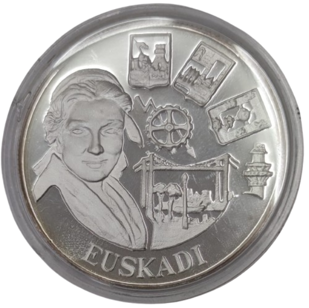 MEDALLA COMUNIDAD AUTÓNOMA EUSKADI  PLATA FINA