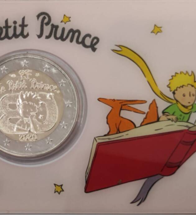 MONEDA 2€ COINCARD CONMEMORATIVO 80 ANIVERSARIO PUBLICACIÓN PRINCIPITO FRANCIA 2026 - LIBRO