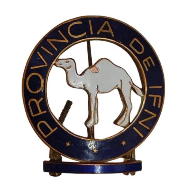 DISTINTIVO DE PERMANENCIA DE LA PROVINCIA DE IFNI CON BARRA DE PERMANENCIA