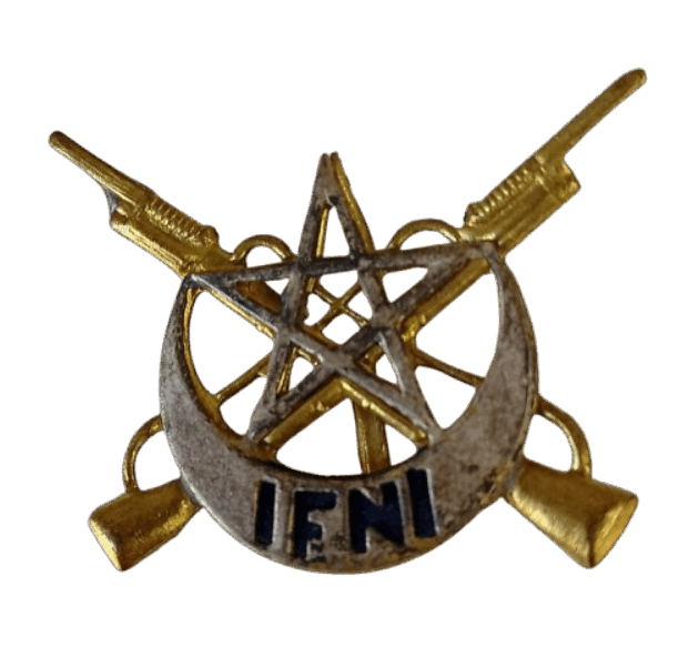 DISTINTIVO DEL CUERPO TIRADORES IFNI - FRONTAL DE GORRA
