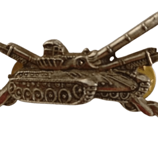 DISTINTIVO DE CURSO DE CARROS COMBATE AMX30- FINALES DEL SIGLO XX