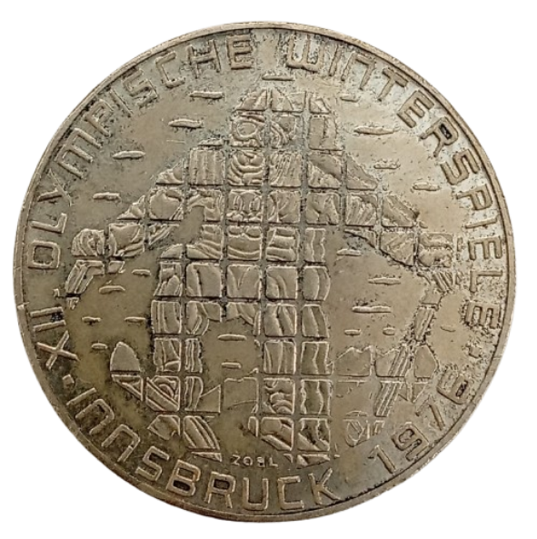 XII JUEGOS OLÍMPICOS DE INVIERNO INNSBRUCK 1976 PLATA AUSTRIA